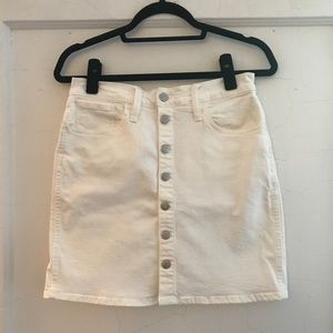 Madewell Jean Mini Skirt